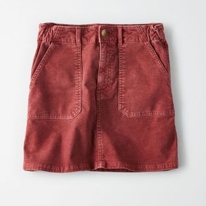 AE High-Waisted Corduroy A-Line Skirt